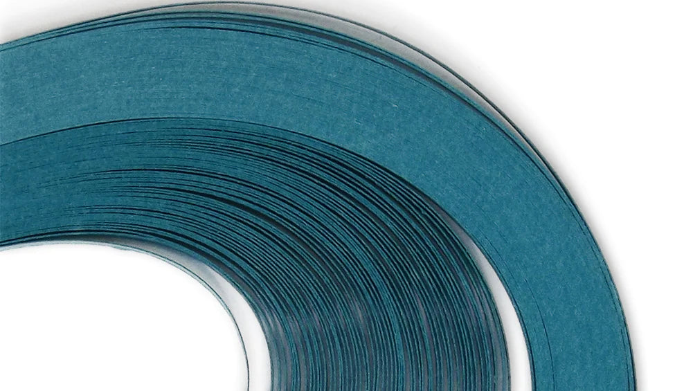Craft Harbor CH_369 - Deep Aqua - Solid Color Quilling Paper Strips
