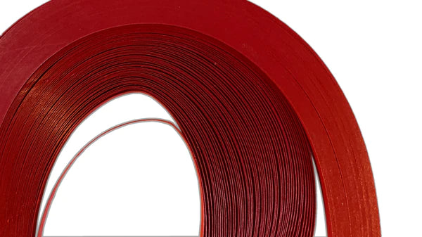 Craft Harbor CH_504 - Sparkling Bold Red - Solid Color Quilling Paper Strips
