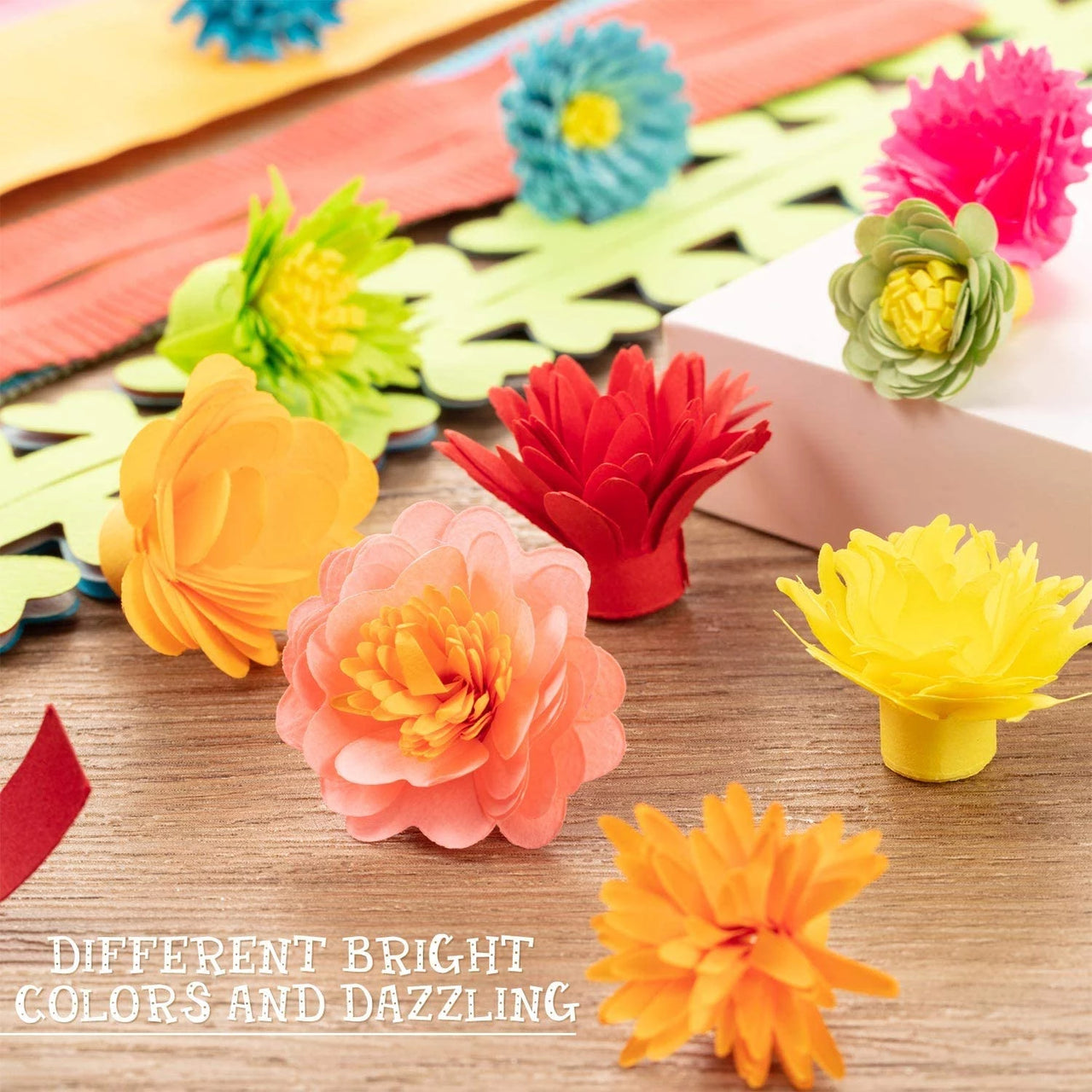 Hunter Creek Crafts 7000 - Die Cut Flower Petals Quilling Paper Strips