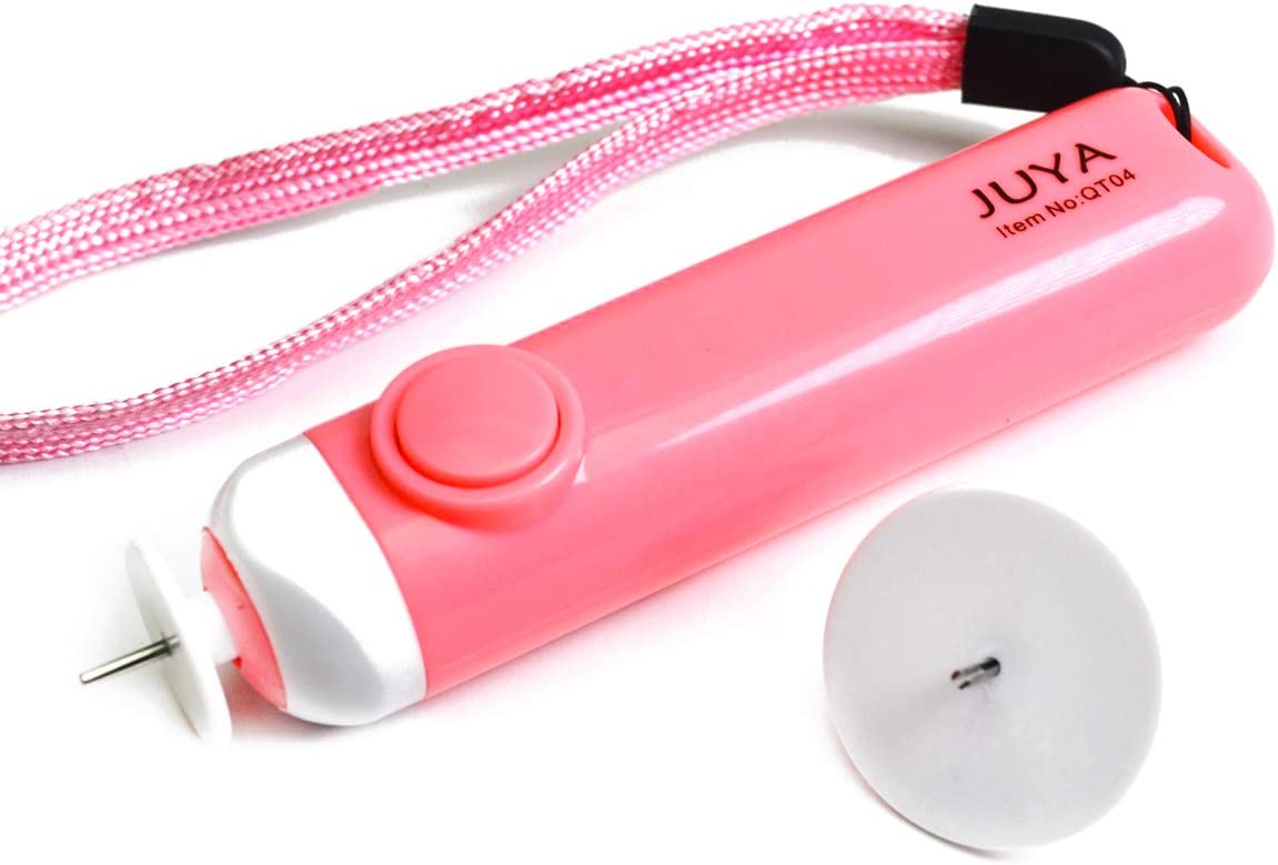 JUYA - Electric Quilling Tool with 2 Plates - Pink or Blue