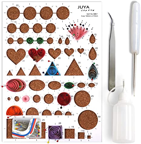 JUYA - Paper Quilling Kit with 960 Strips (5mm) and 14 Tools