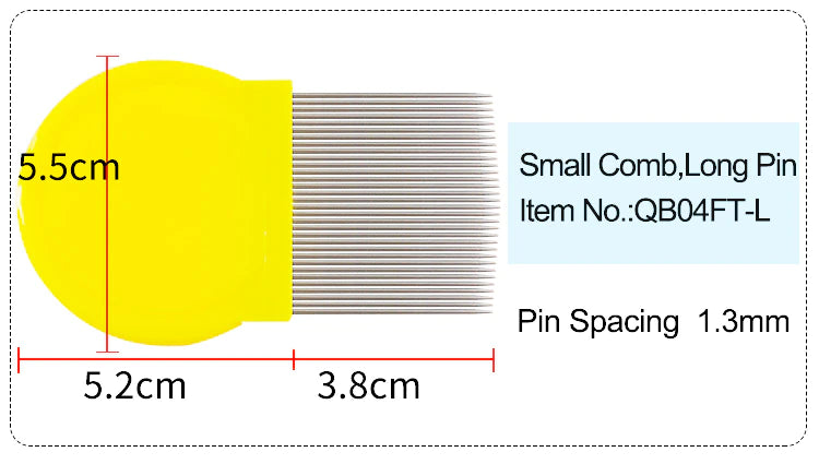 JUYA - Small Quilling Comb - Long Pin