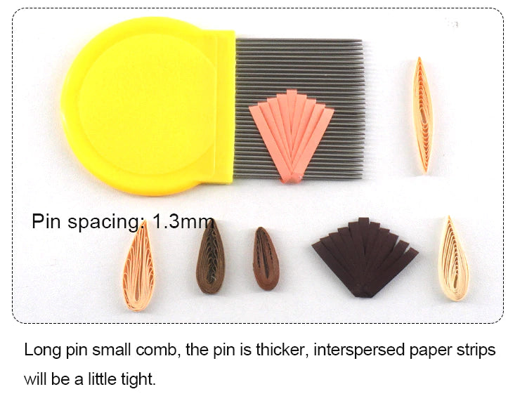 JUYA - Small Quilling Comb - Long Pin