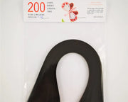 Lively Paper Creations C32 - Dark Brown - Solid Color Quilling Paper Strips