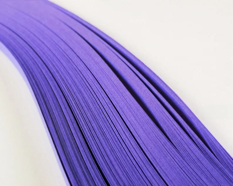 Lively Paper Creations C91 - Purple - Solid Color Quilling Paper Strips