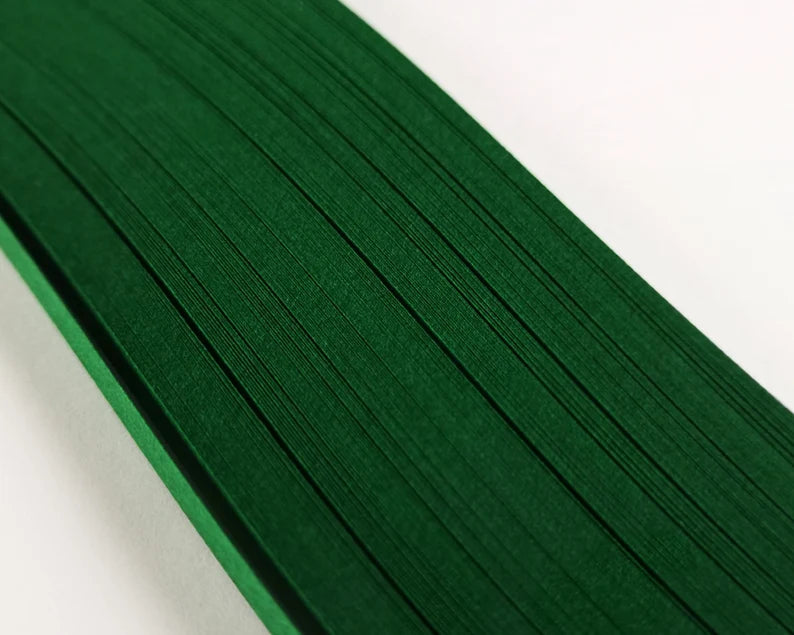 Lively Paper Creations D53 - Forest Green - Solid Color Quilling Paper Strips
