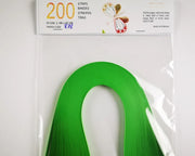 Lively Paper Creations R78 - Intensive Green - Solid Color Quilling Paper Strips