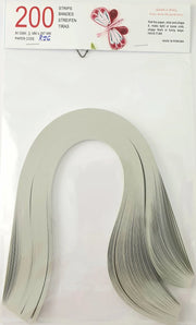 Lively Paper Creations R96 - Gray - Solid Color Quilling Paper Strips