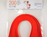 Lively Paper Creations X54 - Dark Red - Solid Color Quilling Paper Strips
