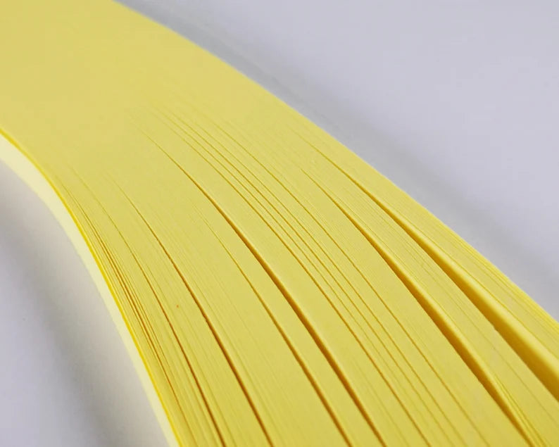 Lively Paper Creations X57 - Yellow - Solid Color Quilling Paper Strips