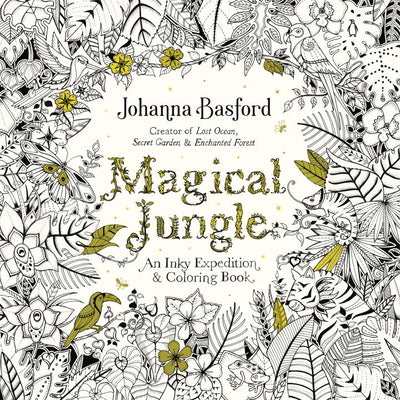 Magical Jungle: An Inky Expedition and Coloring Book for Adults - Basford, Johanna