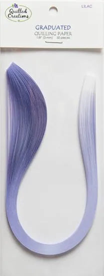 Quilled Creations 1640 - Lilac Graduated Quilling Paper Strips