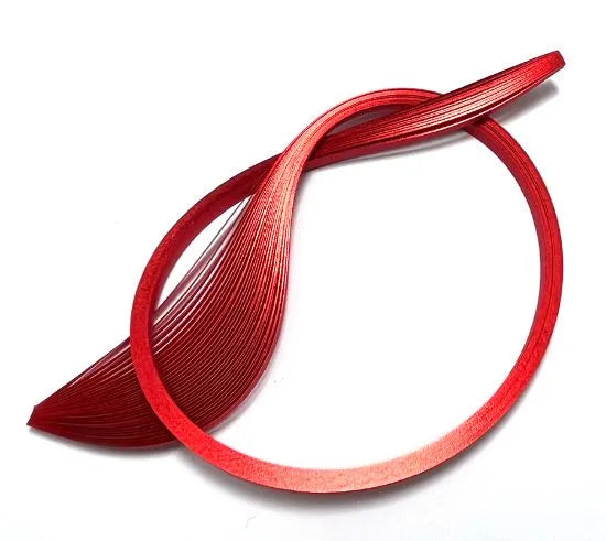 Quilled Creations 1905 - Red Edge on Red Quilling Paper Strips