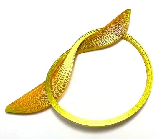 Quilled Creations 1907 - Yellow Edge on Yellow Quilling Paper Strips