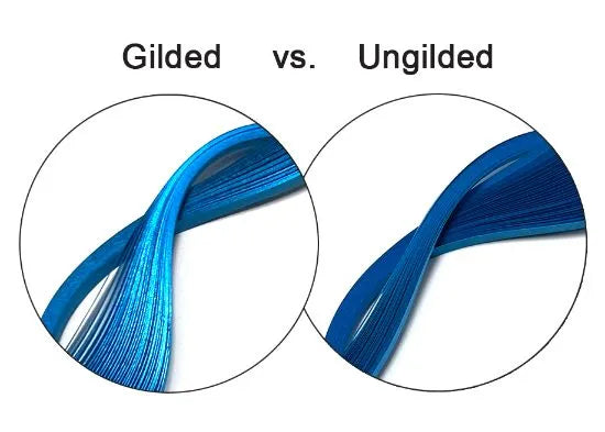 Quilled Creations 1909 - Blue Edge on Blue Quilling Paper Strips
