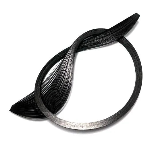 Quilled Creations 1912 - Black Edge on Black Quilling Paper Strips