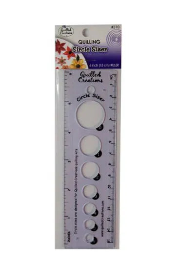 Quilling Circle Ruler Template Kit With Various Size 