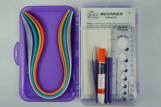 Quilled Creations Beginner Paper Quilling Kit with Case 